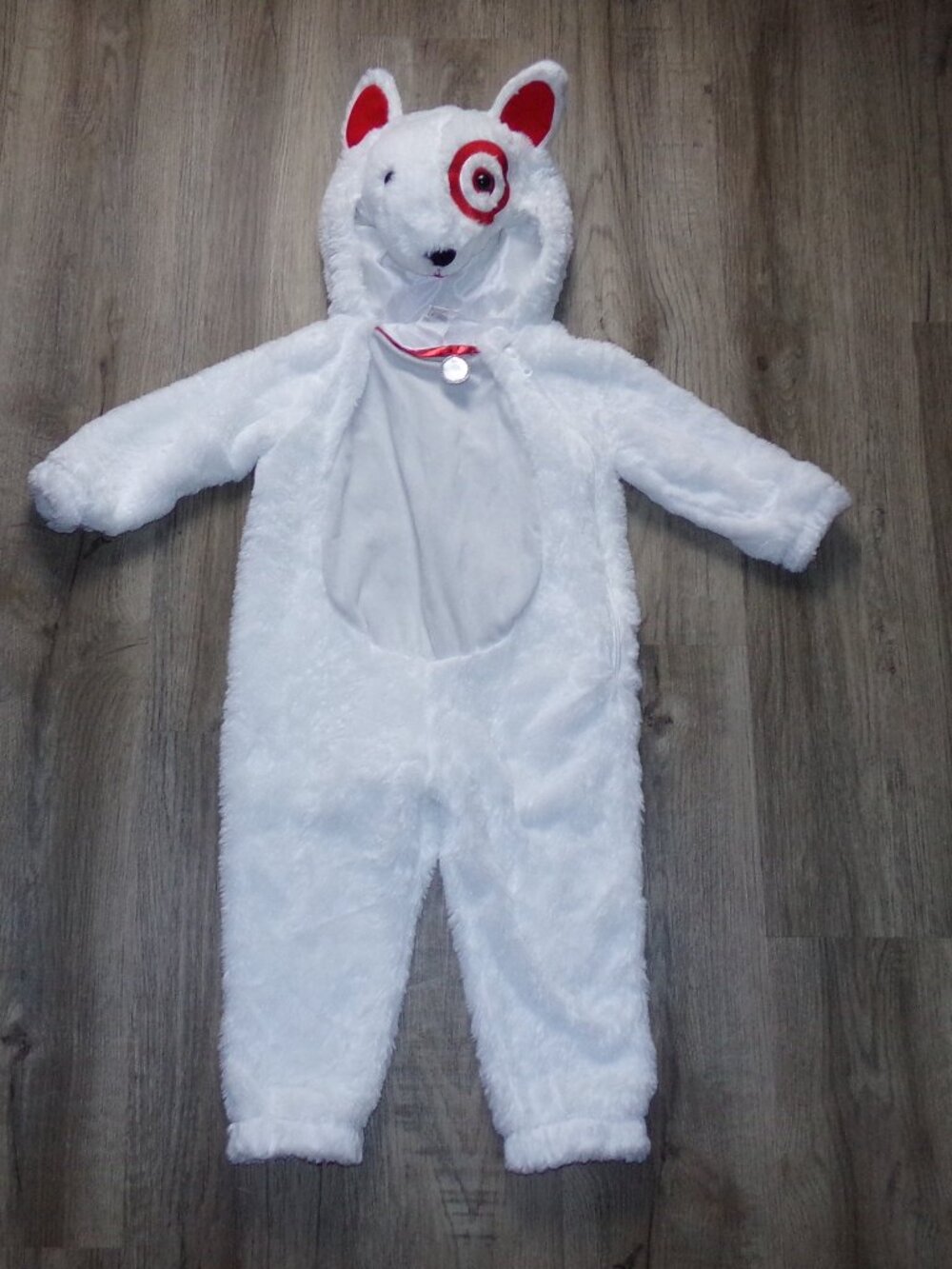 TARGET MASCOT BULLSEYE COSTUME SZ 2-3T